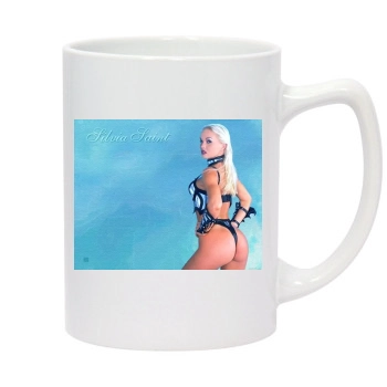 Sylvia Saint 14oz White Statesman Mug