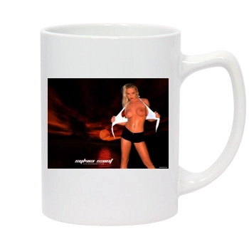 Sylvia Saint 14oz White Statesman Mug