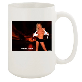 Sylvia Saint 15oz White Mug