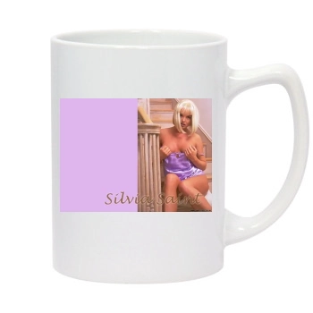 Sylvia Saint 14oz White Statesman Mug