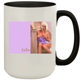 Sylvia Saint 15oz Colored Inner & Handle Mug