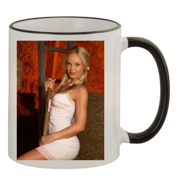 Sylvia Saint 11oz Colored Rim & Handle Mug