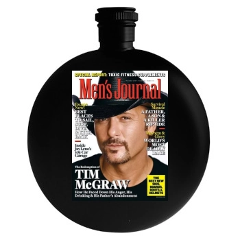 Tim McGraw Round Flask