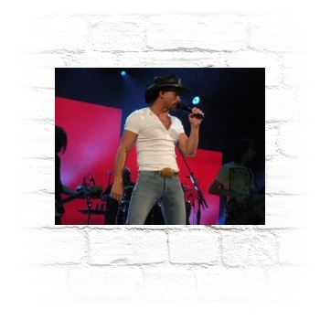 Tim McGraw Metal Wall Art