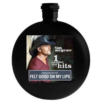 Tim McGraw Round Flask