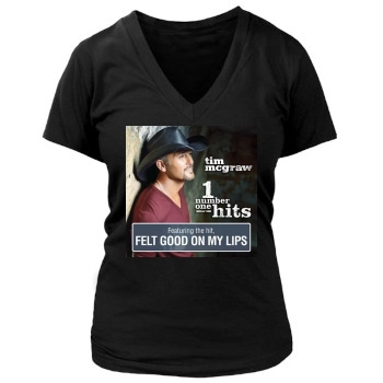 Tim McGraw Women's Deep V-Neck TShirt