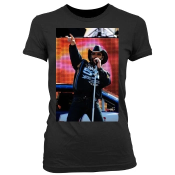 Tim McGraw Women's Junior Cut Crewneck T-Shirt