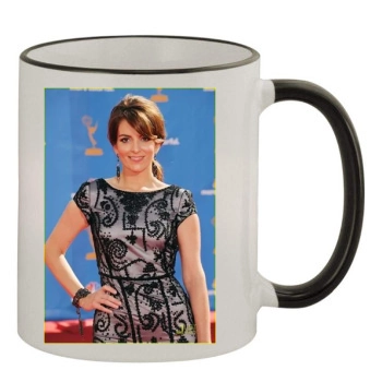 Tina Fey 11oz Colored Rim & Handle Mug