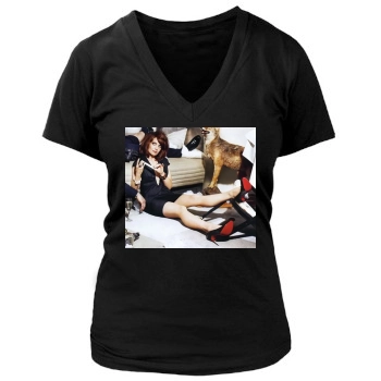 Tina Fey Women's Deep V-Neck TShirt