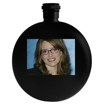 Tina Fey Round Flask