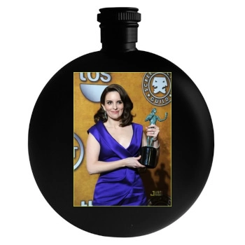 Tina Fey Round Flask