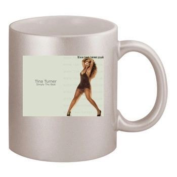 Tina Turner 11oz Metallic Silver Mug