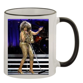 Tina Turner 11oz Colored Rim & Handle Mug