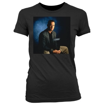 Tom Hanks Women's Junior Cut Crewneck T-Shirt