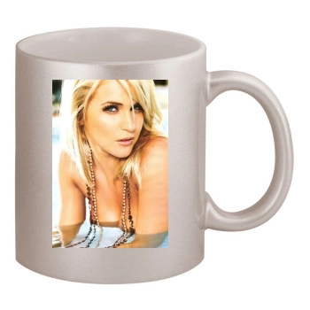 Abigail Clancy 11oz Metallic Silver Mug