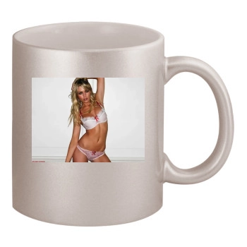 Abigail Clancy 11oz Metallic Silver Mug