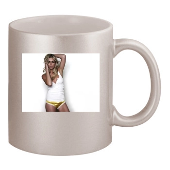 Abigail Clancy 11oz Metallic Silver Mug