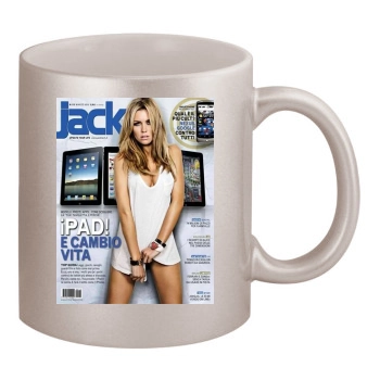 Abigail Clancy 11oz Metallic Silver Mug