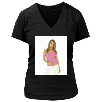 Ada Nicodemou Women's Deep V-Neck TShirt