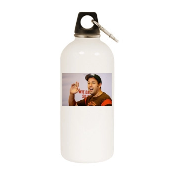 Adam Sandler White Water Bottle With Carabiner