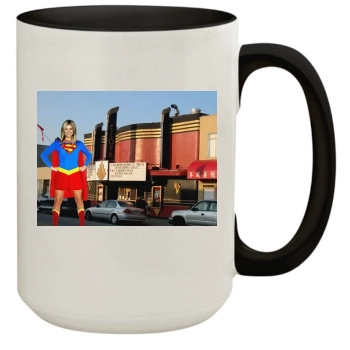 Adrianne Palicki 15oz Colored Inner & Handle Mug