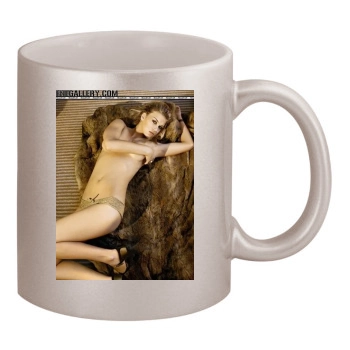 Adrianne Palicki 11oz Metallic Silver Mug