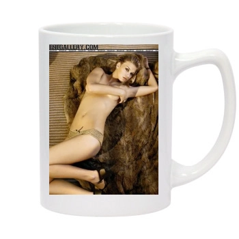 Adrianne Palicki 14oz White Statesman Mug