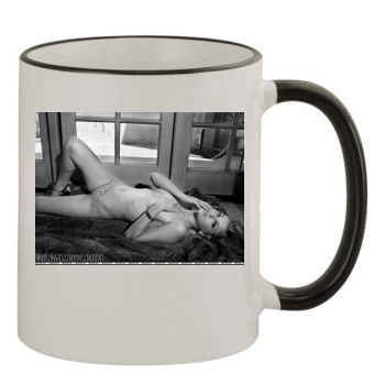 Adrianne Palicki 11oz Colored Rim & Handle Mug