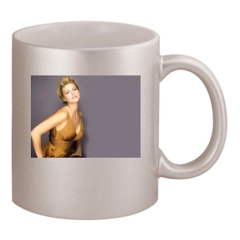 Adrianne Palicki 11oz Metallic Silver Mug