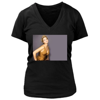 Adrianne Palicki Women's Deep V-Neck TShirt