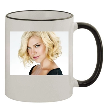 Adrianne Palicki 11oz Colored Rim & Handle Mug