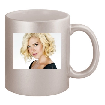 Adrianne Palicki 11oz Metallic Silver Mug