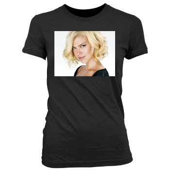 Adrianne Palicki Women's Junior Cut Crewneck T-Shirt