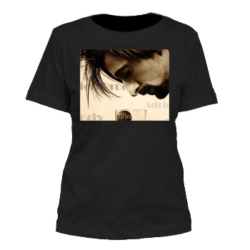 Adrien Brody Women's Cut T-Shirt