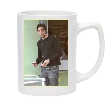 Adrien Brody 14oz White Statesman Mug