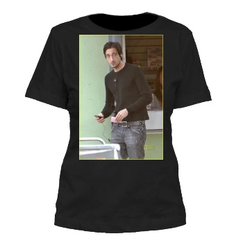 Adrien Brody Women's Cut T-Shirt