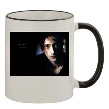 Adrien Brody 11oz Colored Rim & Handle Mug