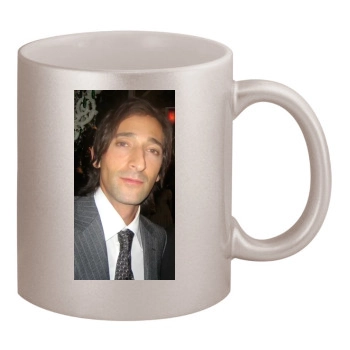 Adrien Brody 11oz Metallic Silver Mug