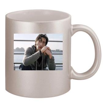 Adrien Brody 11oz Metallic Silver Mug