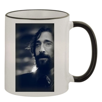 Adrien Brody 11oz Colored Rim & Handle Mug