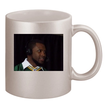 Ahman Green 11oz Metallic Silver Mug