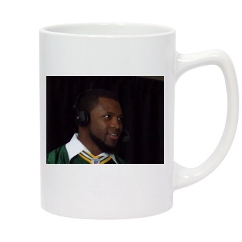 Ahman Green 14oz White Statesman Mug