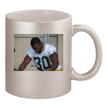 Ahman Green 11oz Metallic Silver Mug