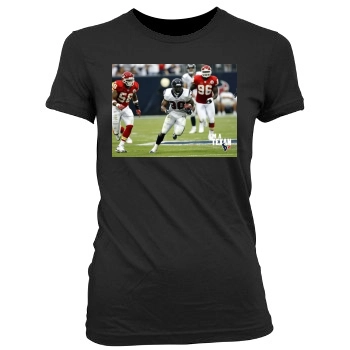 Ahman Green Women's Junior Cut Crewneck T-Shirt