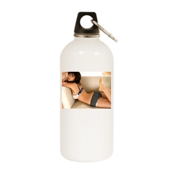 Aki Hoshino White Water Bottle With Carabiner