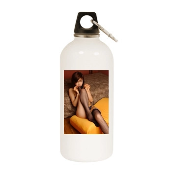 Aki Hoshino White Water Bottle With Carabiner