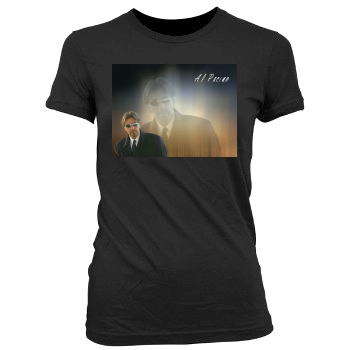 Al Pacino Women's Junior Cut Crewneck T-Shirt