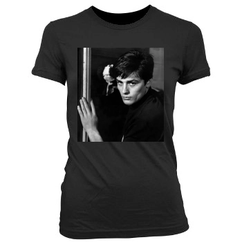 Alain Delon Women's Junior Cut Crewneck T-Shirt