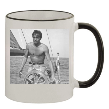 Alain Delon 11oz Colored Rim & Handle Mug