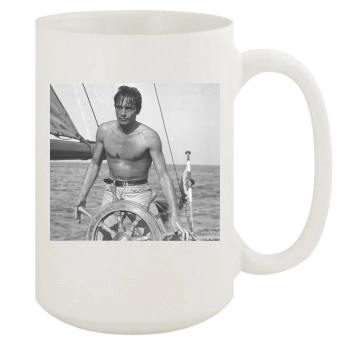 Alain Delon 15oz White Mug